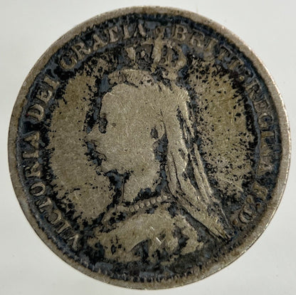 1889 Victoria Threepence Silver Coin | Collectable Grade
