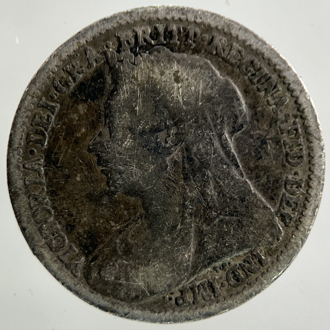 1898 Victoria Threepence Silver Coin | Collectable Grade