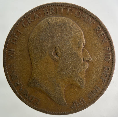 1906 Edward VII One Penny Coin | Collectable Grade