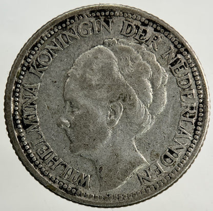 1926 Netherlands 25 Cents Silver Coin | Collectable Grade