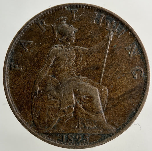 1895 Victoria Farthing Coin | Fine Collectable Grade