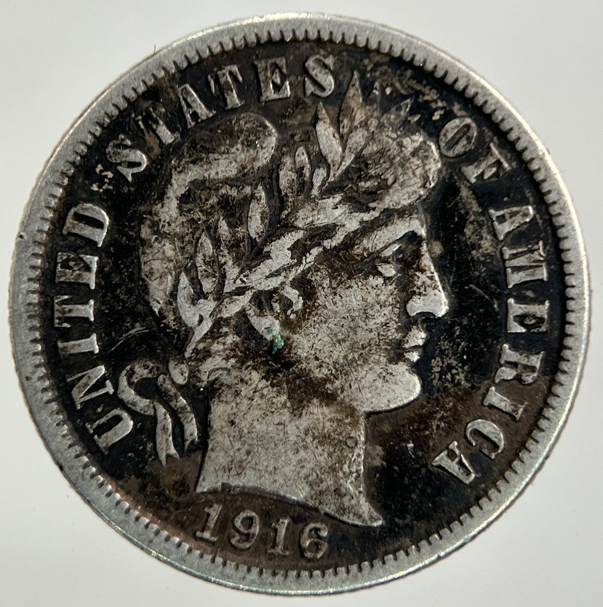 1916 US USA One Dime Silver Coin | Fine Collectable Grade