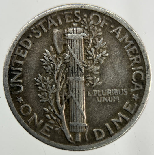 1940 US USA Mercury Dime Silver Coin | Fine Collectable Grade