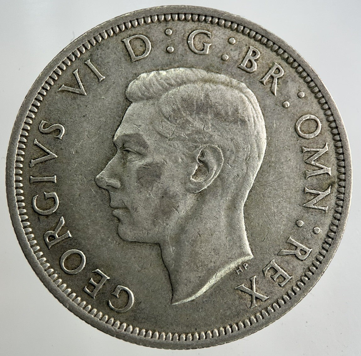 1940 George VI Half - Crown Silver Coin | Fine Collectable Grade