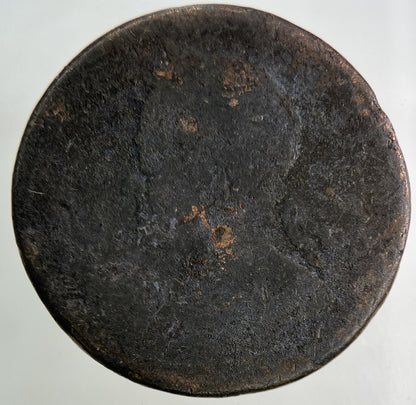 1754 George II 2nd Half - Penny Coin | Fair Grade