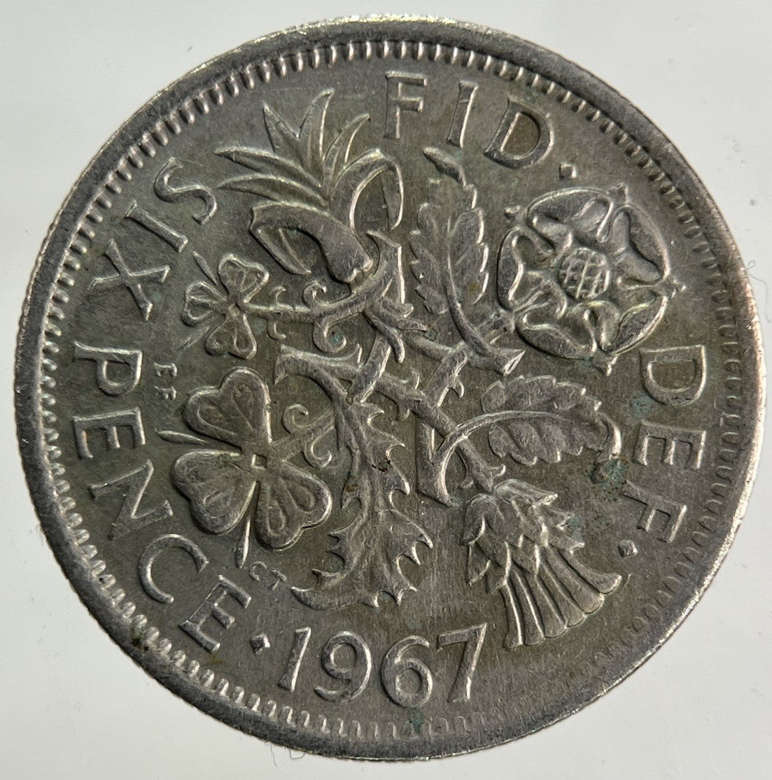 1967 Elizabeth II 2nd Sixpence Coin | Fine Collectable Grade