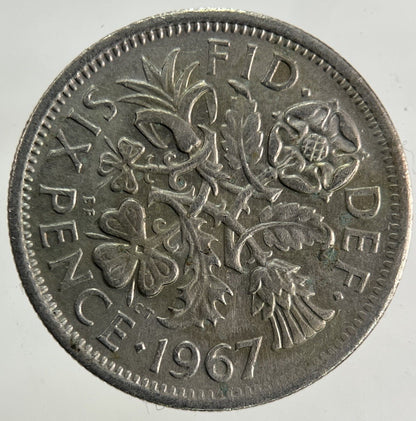 1967 Elizabeth II 2nd Sixpence Coin | Fine Collectable Grade