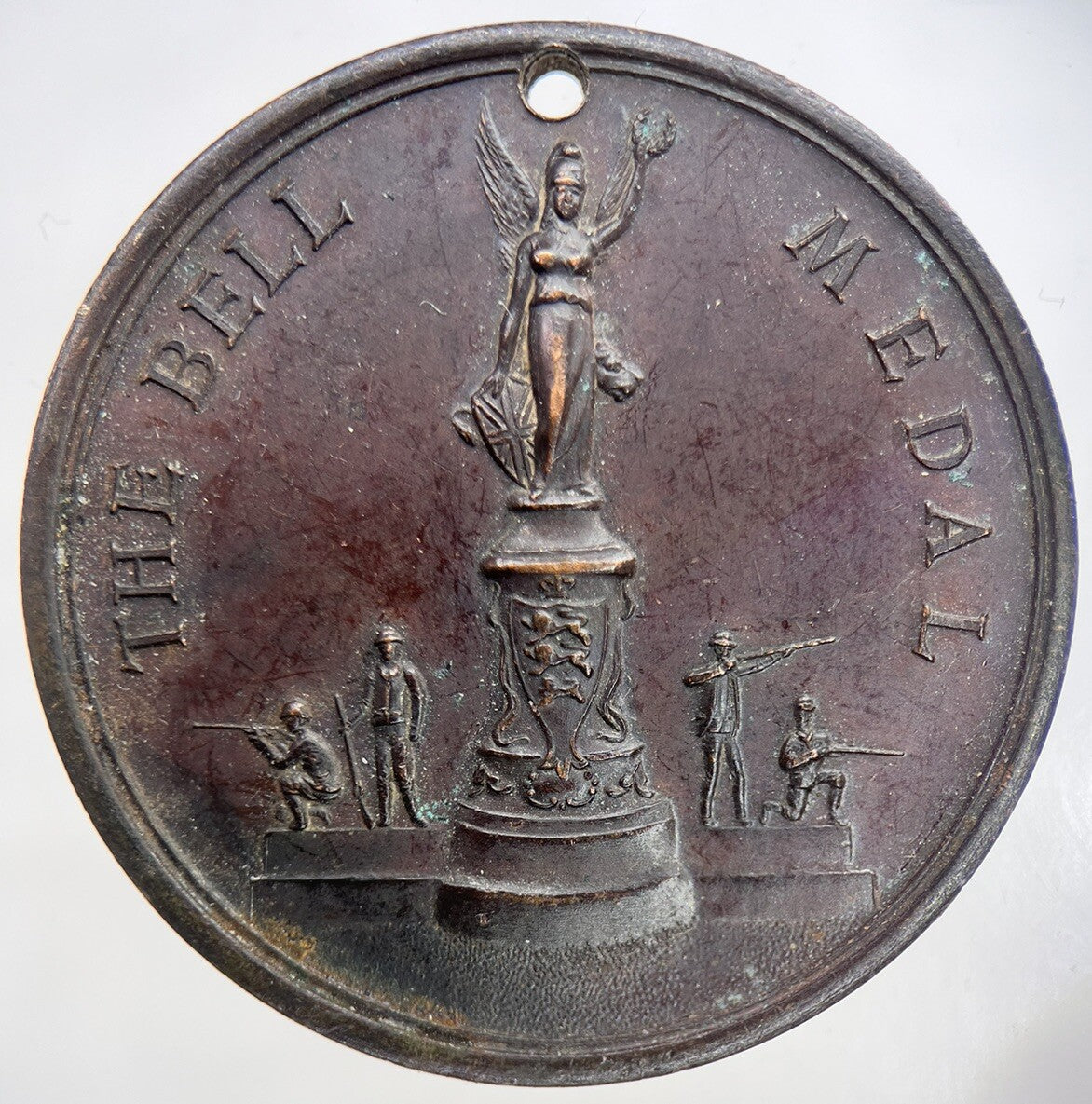 British The Bell Medal Rifle Club Medal Coin | Very High Grade | a1687