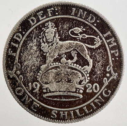 1920 George V Shilling British Silver Coin | Collectable Grade