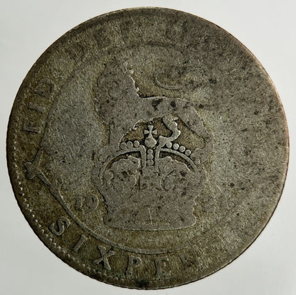 1921 George V Sixpence Silver Coin | Fair Grade