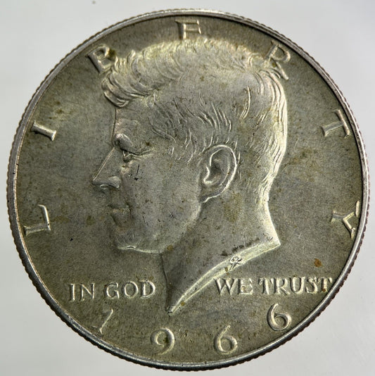 1966 US USA Kennedy Half Dollar Silver Coin | Very High Grade