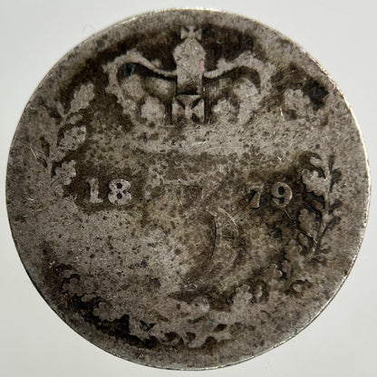 1879 Victoria Threepence Silver Coin | Collectable Grade