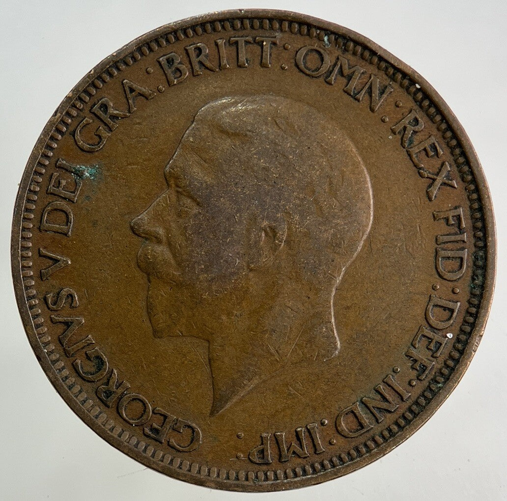 1929 George V Half - Penny Coin | Fine Collectable Grade