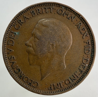 1929 George V Half - Penny Coin | Fine Collectable Grade