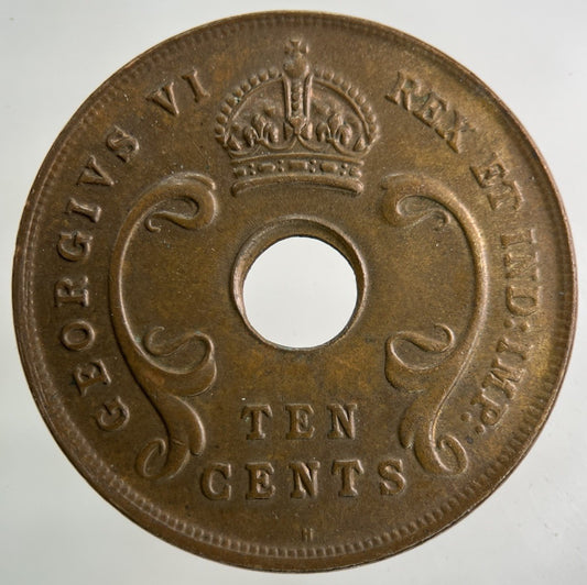 1937 East Africa 10 Cents Coin | Very High Grade