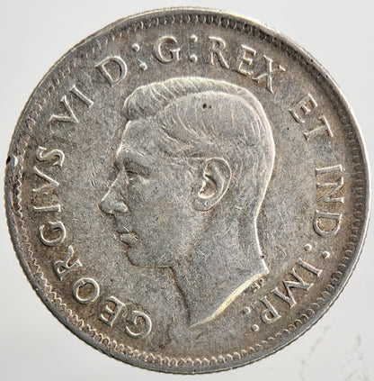 1944 Canada 25 Cents Silver Coin | Very High Grade | a5509