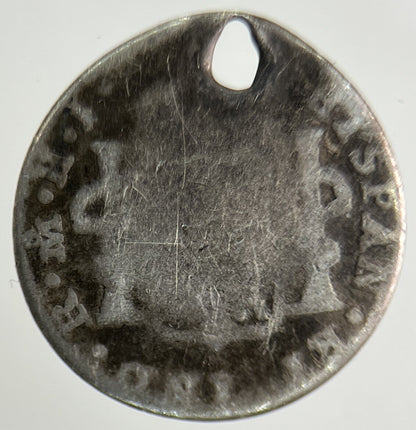 1812 Spain Mexico 1/2 Half Real Silver Coin | Collectable Grade