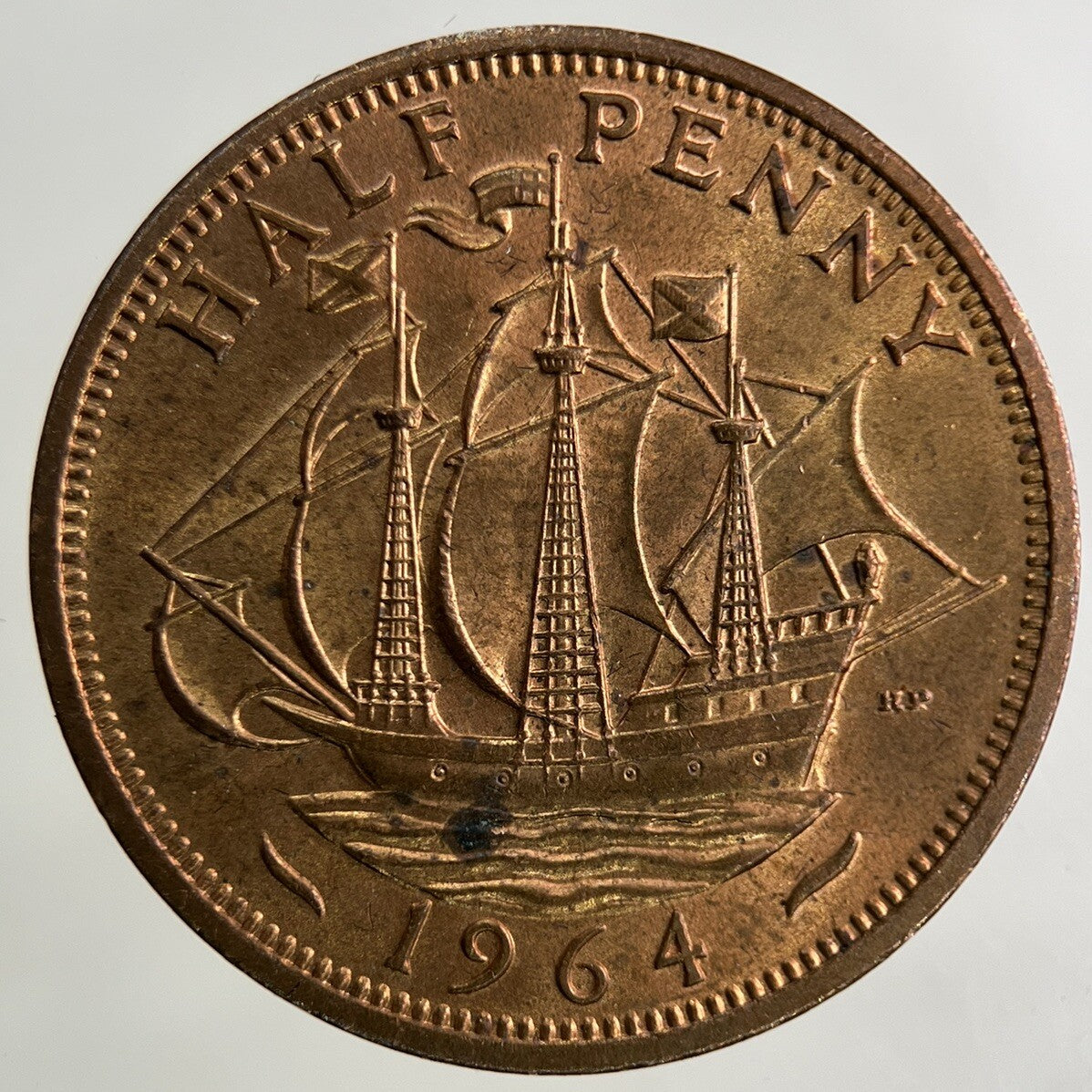 1964 Elizabeth II 2nd Half - Penny Coin | Very Fine Grade