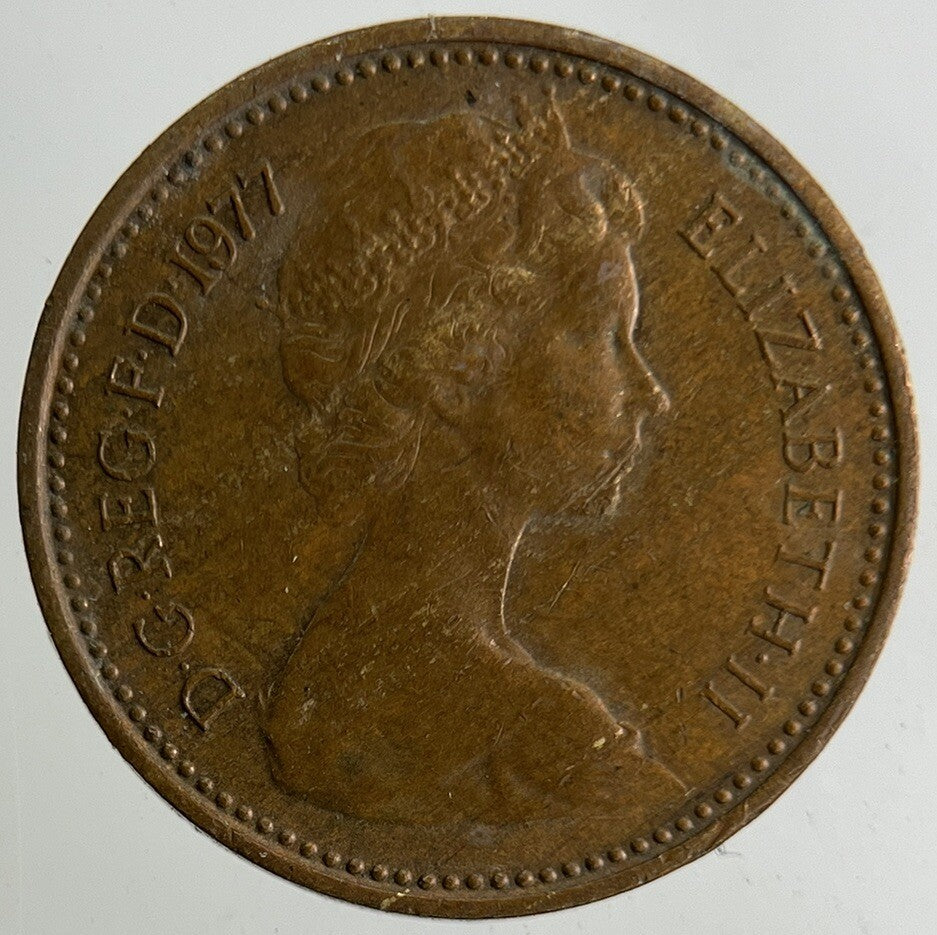1977 Elizabeth II 2nd Half New Penny Coin | Fine Collectable Grade