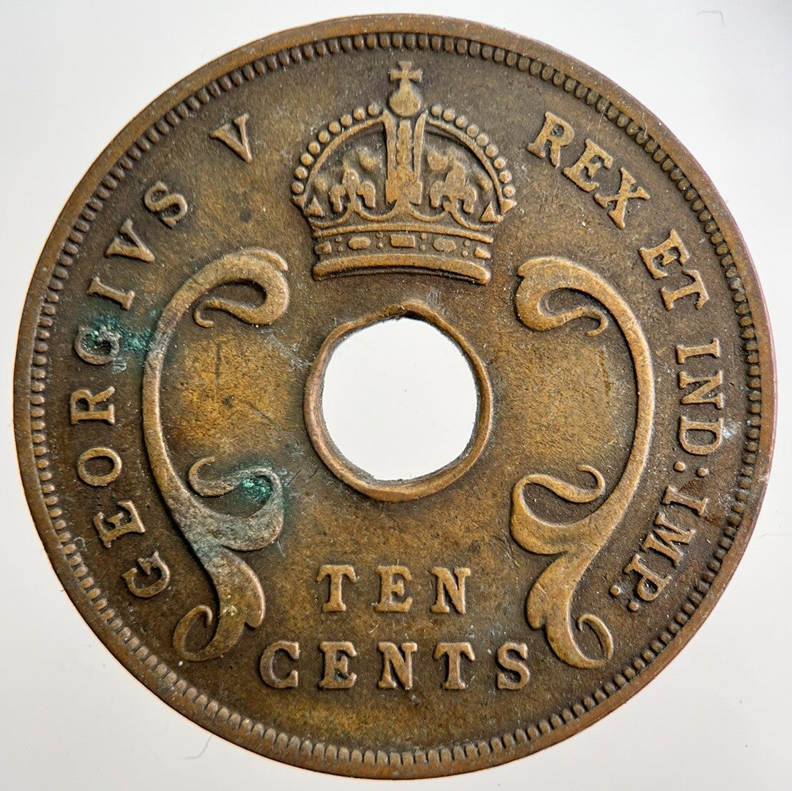 1928 East Africa 10 Cents Coin | Fine Collectable Grade