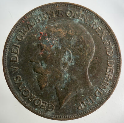 1915 George V One Penny Coin | Fine Collectable Grade