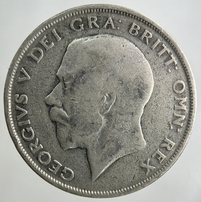 1923 George V Half - Crown Silver Coin | Fine Collectable Grade