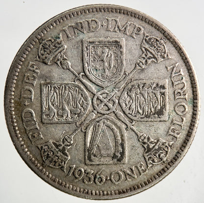 1936 George V Florin Silver Coin | Fine Collectable Grade