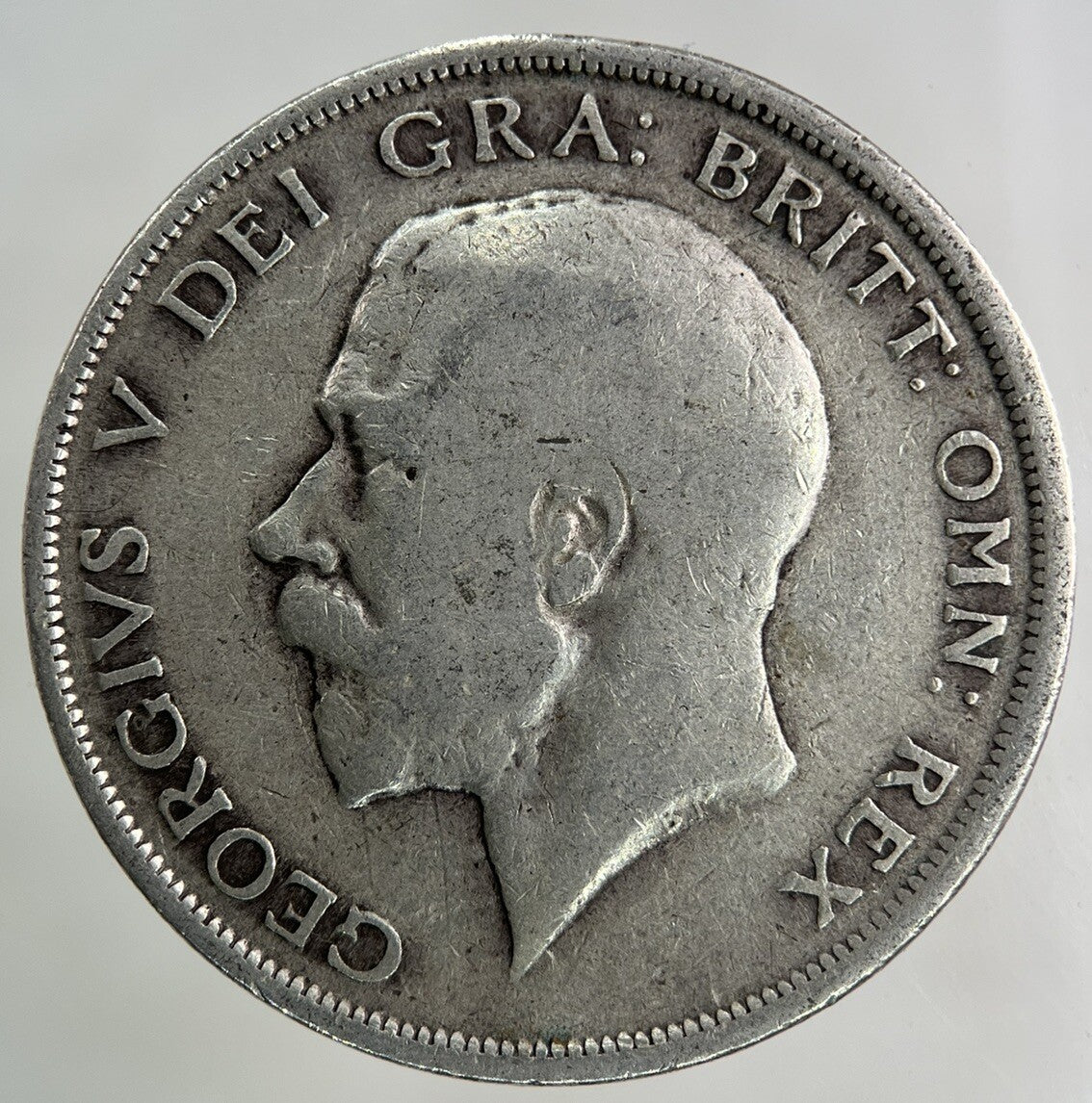1917 George V Half - Crown Silver Coin | Fine Collectable Grade