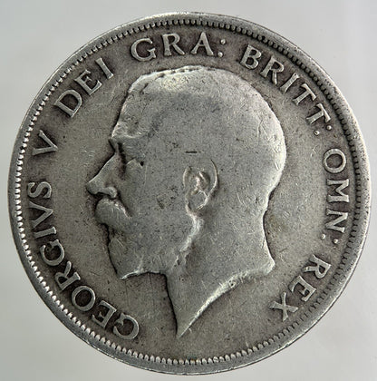 1917 George V Half - Crown Silver Coin | Fine Collectable Grade