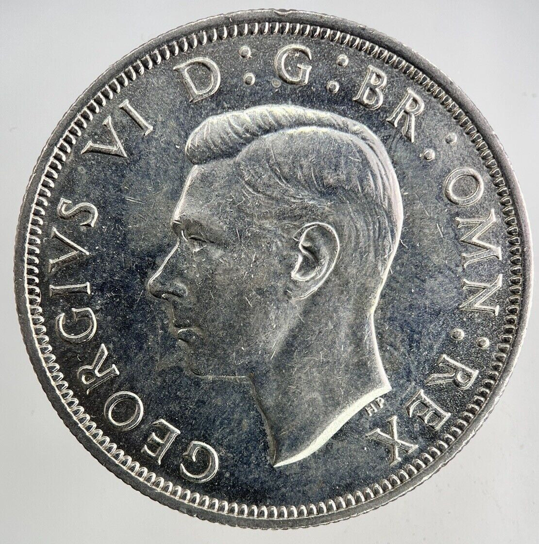 1942 George VI Half - Crown Silver Coin | Very High Grade