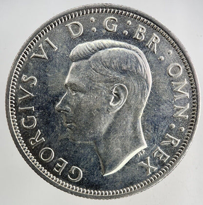 1942 George VI Half - Crown Silver Coin | Very High Grade