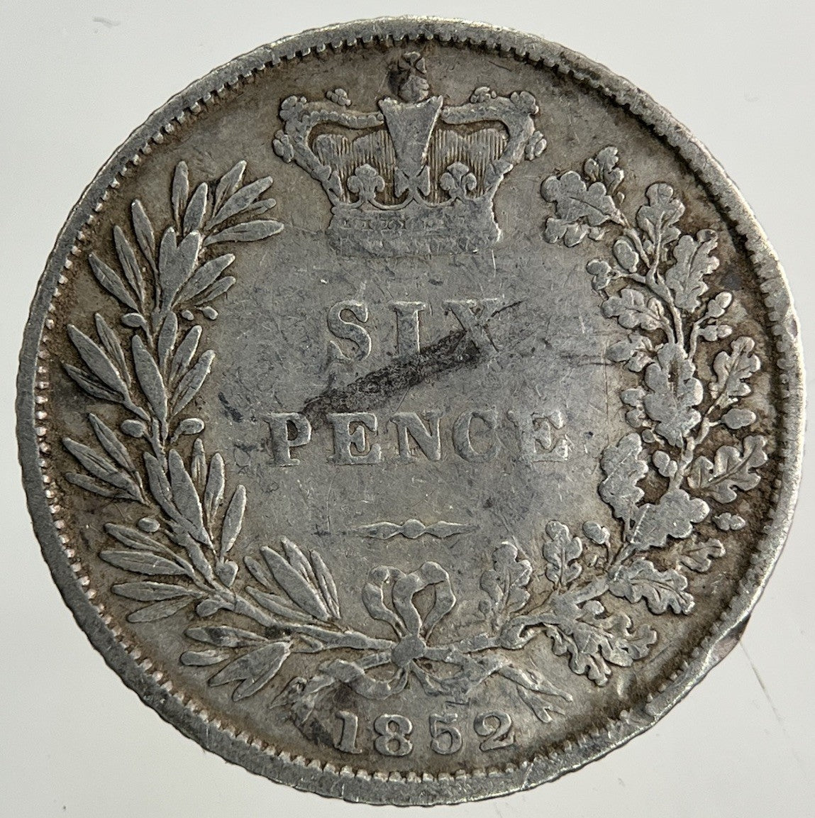 1852 Victoria Sixpence Silver Coin | Fine Collectable Grade