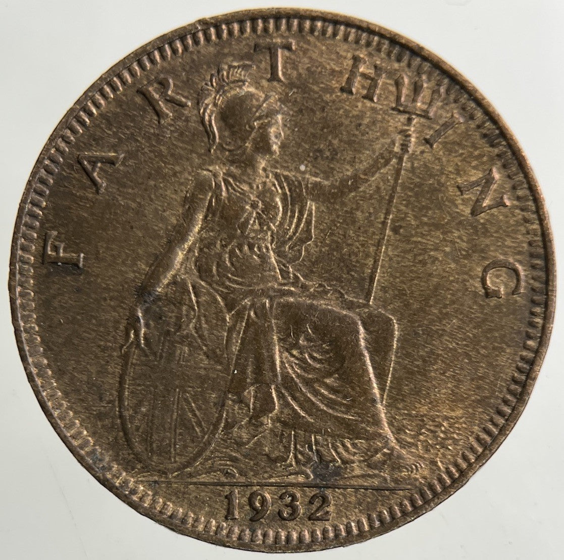 1932 George V Farthing Coin | Very High Grade