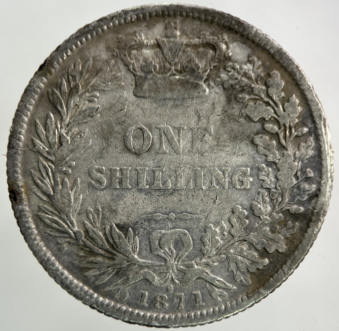 1871 Victoria Shilling Silver Coin | Collectable Grade