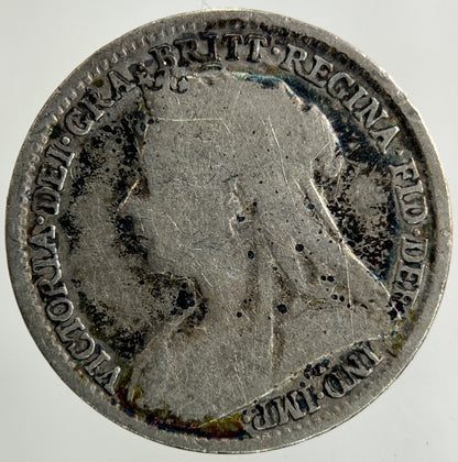 1895 Victoria Threepence Silver Coin | Collectable Grade