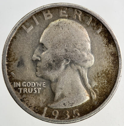 1935 US USA Quarter Dollar Silver Coin | Collectable Grade