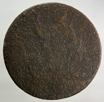 British William III 3rd & Mary Half - Penny Coin | Fair Grade
