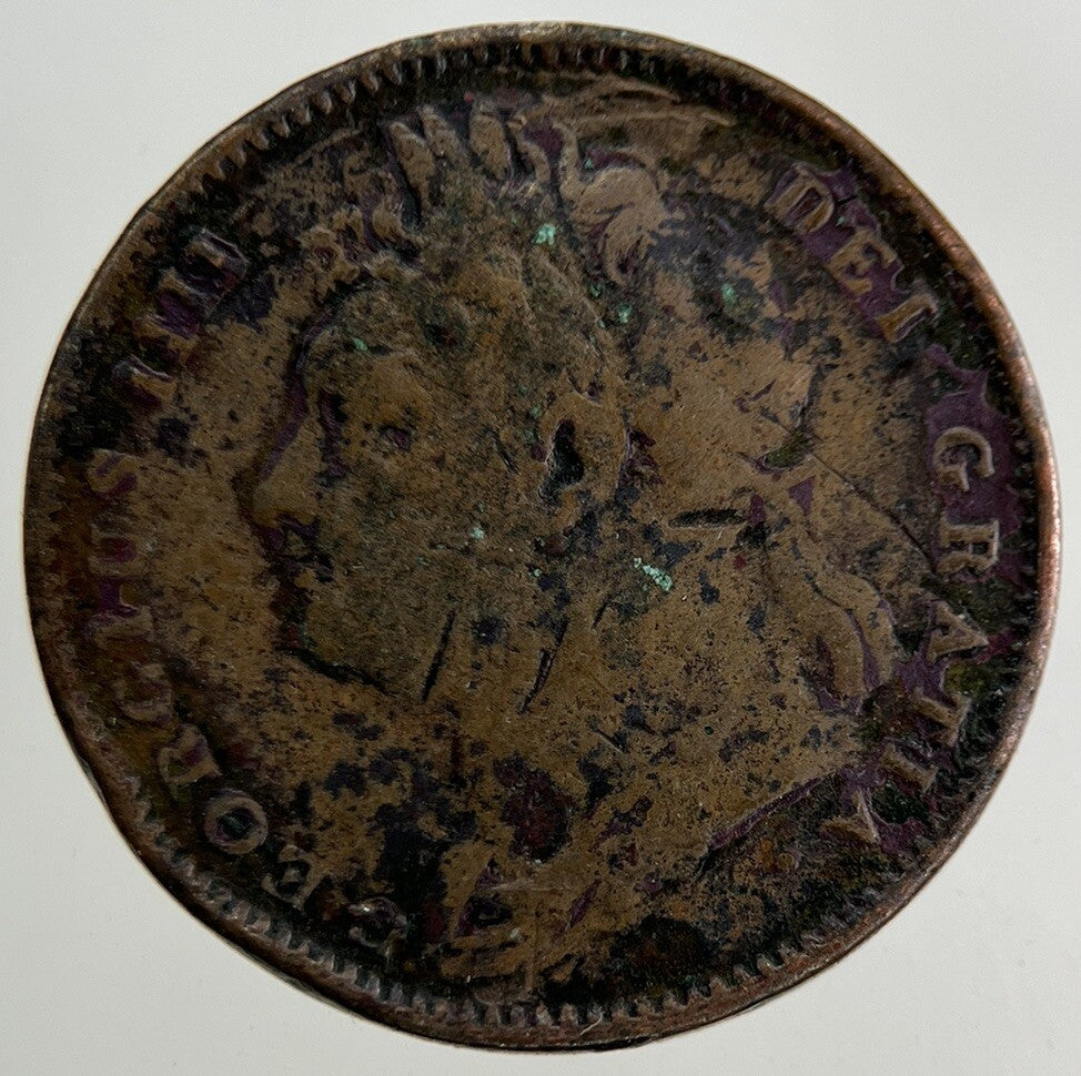 1825 George IV Farthing Coin | Collectable Grade