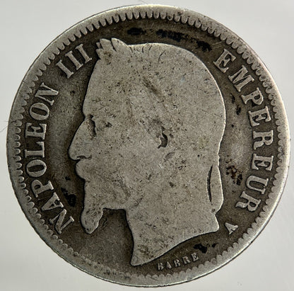 1868 France 1 Franc Silver Coin | Collectable Grade