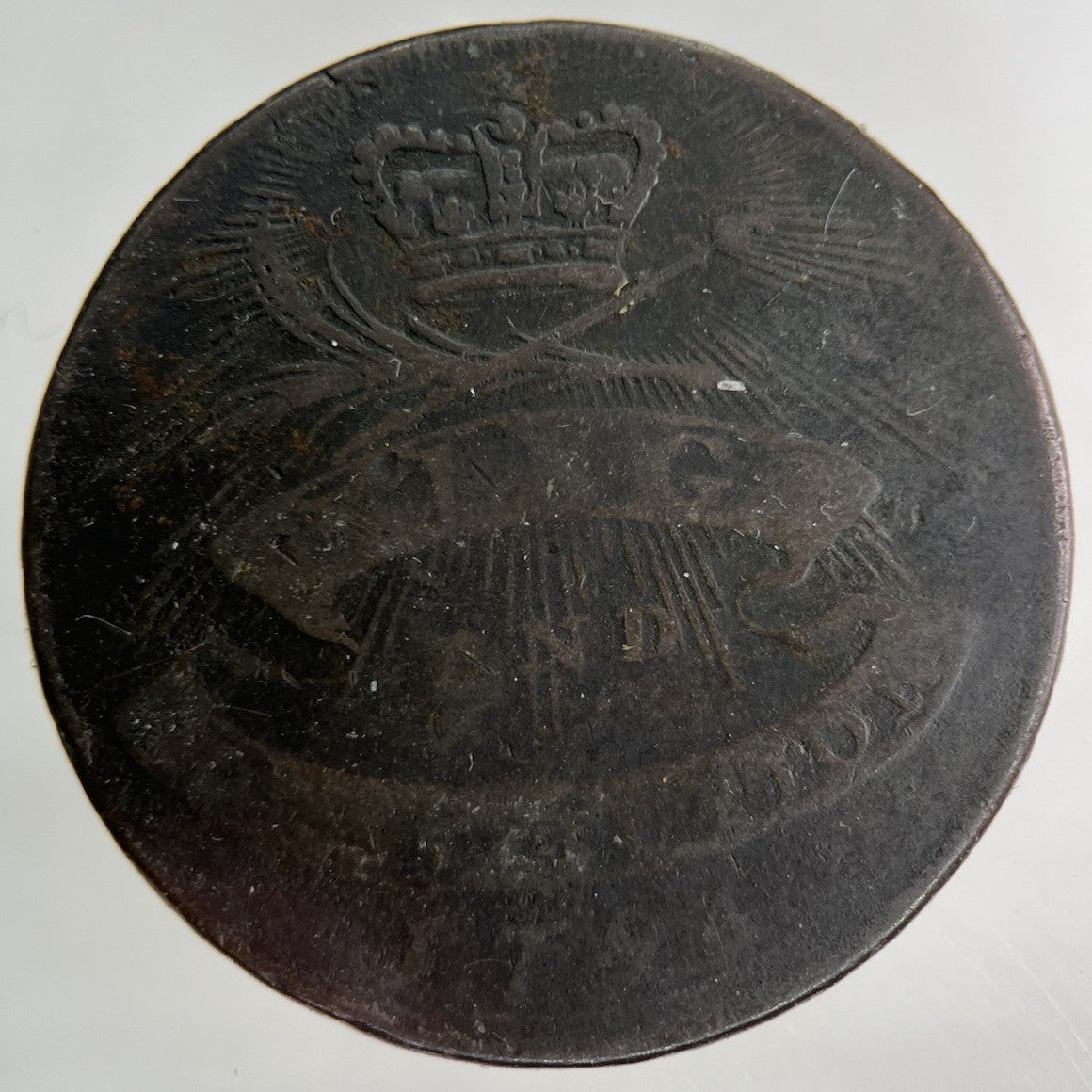 1794 Shire Hall King & Constitution Half - Penny Coin | Collectable Grade