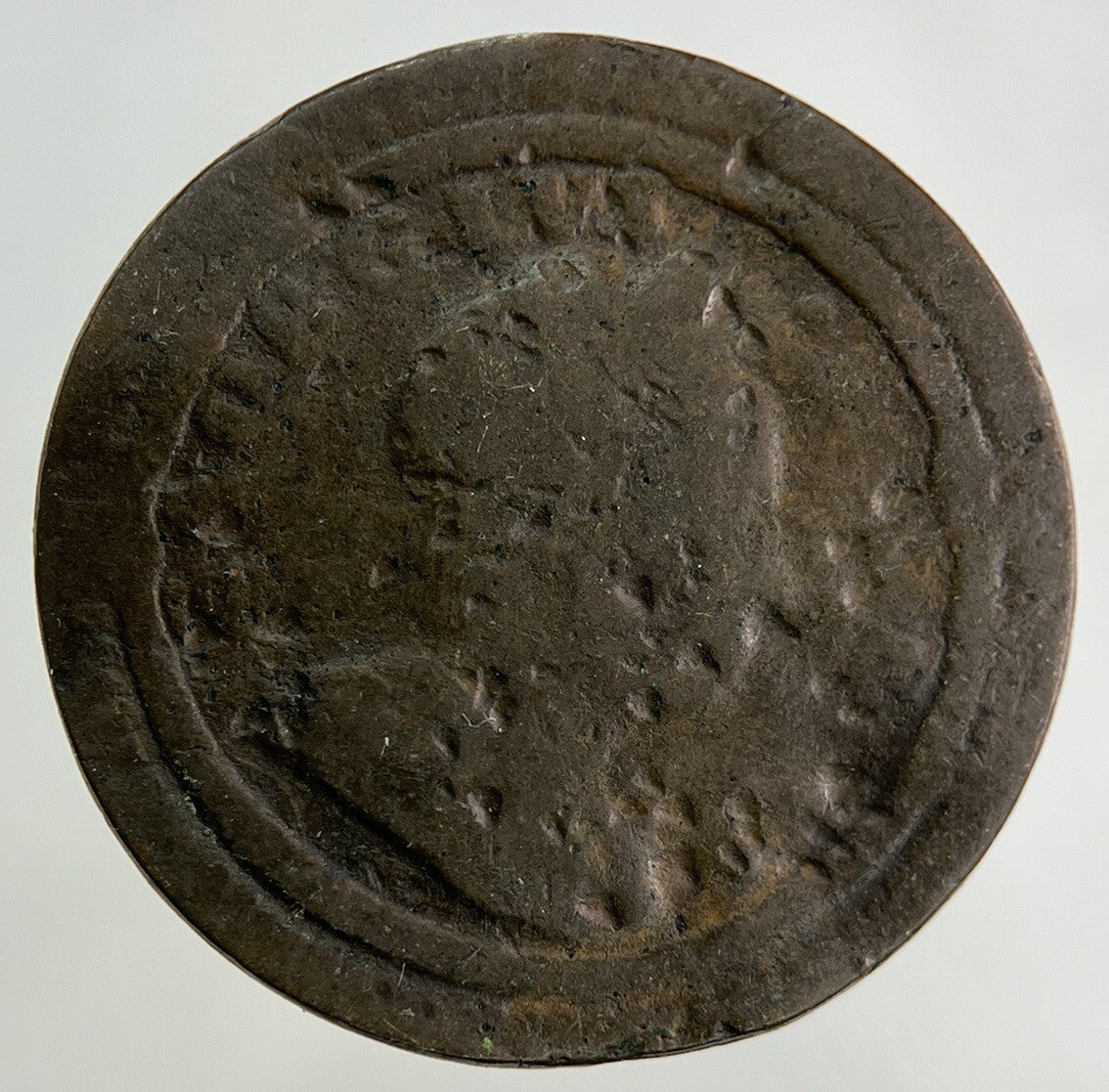 1724 George II 2nd Farthing Coin | Collectable Grade