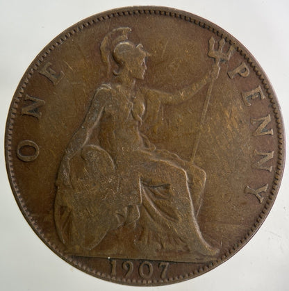 1907 Edward VII One Penny Coin | Collectable Grade