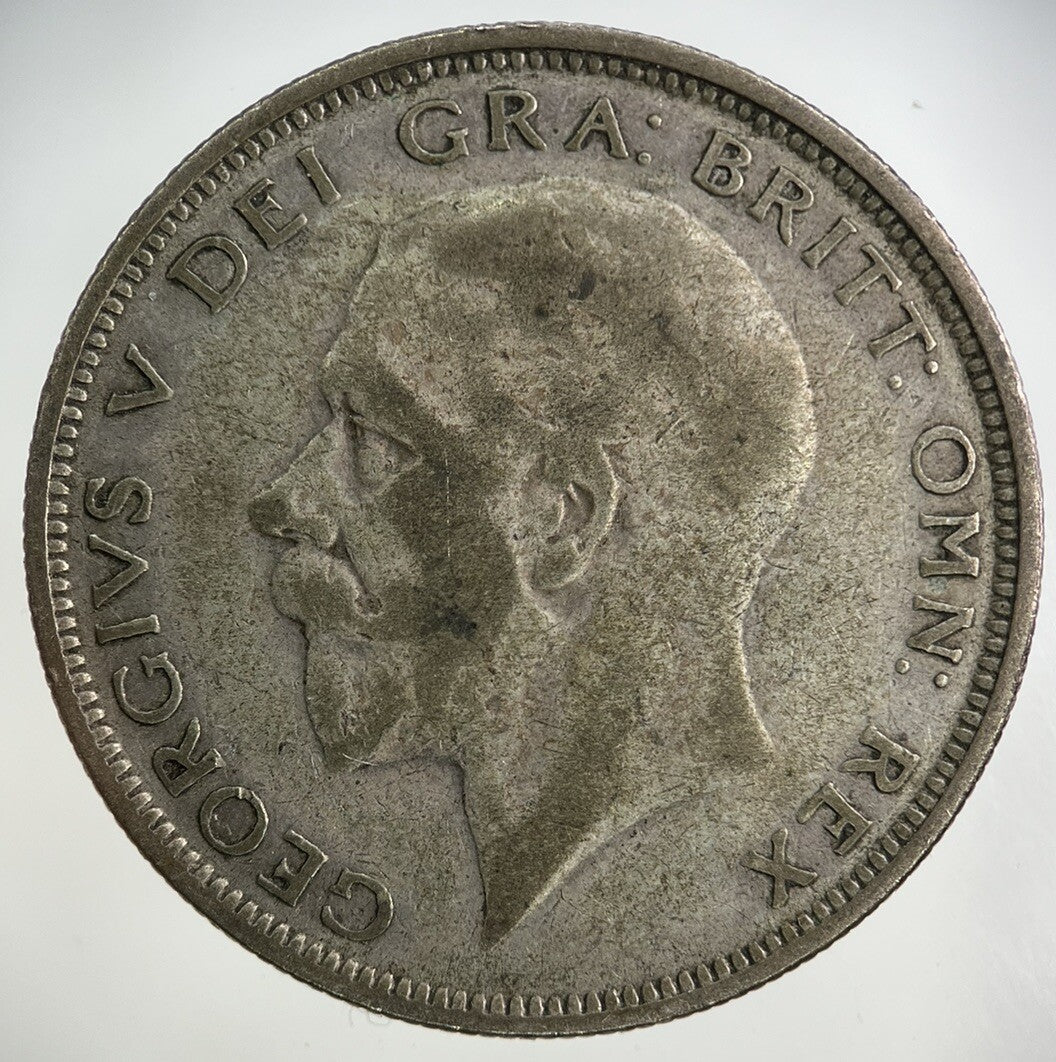 1927 George V Half - Crown Silver Coin | Fine Collectable Grade