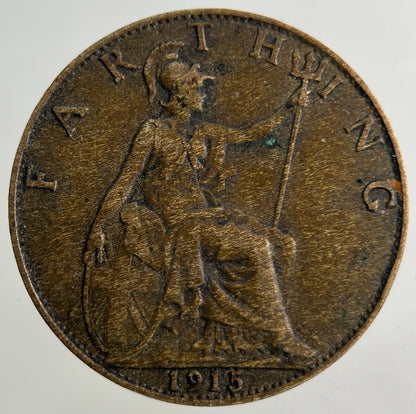 1915 George V Farthing Coin | Collectable Grade