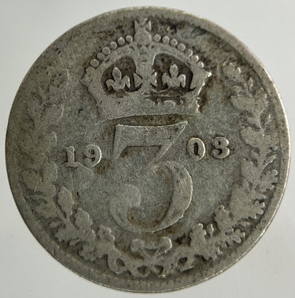 1903 Edward VII Threepence Silver Coin | Collectable Grade