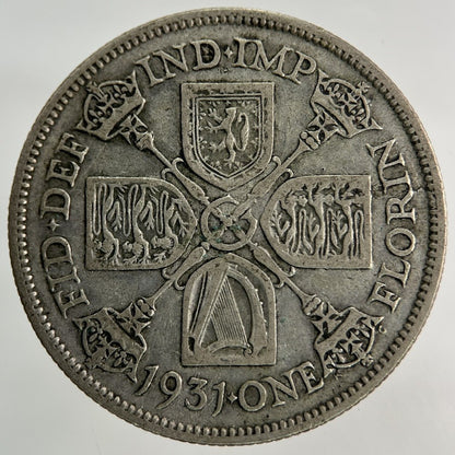 1931 George V Florin Silver Coin | Collectable Grade