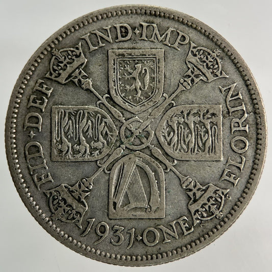 1931 George V Florin Silver Coin | Collectable Grade