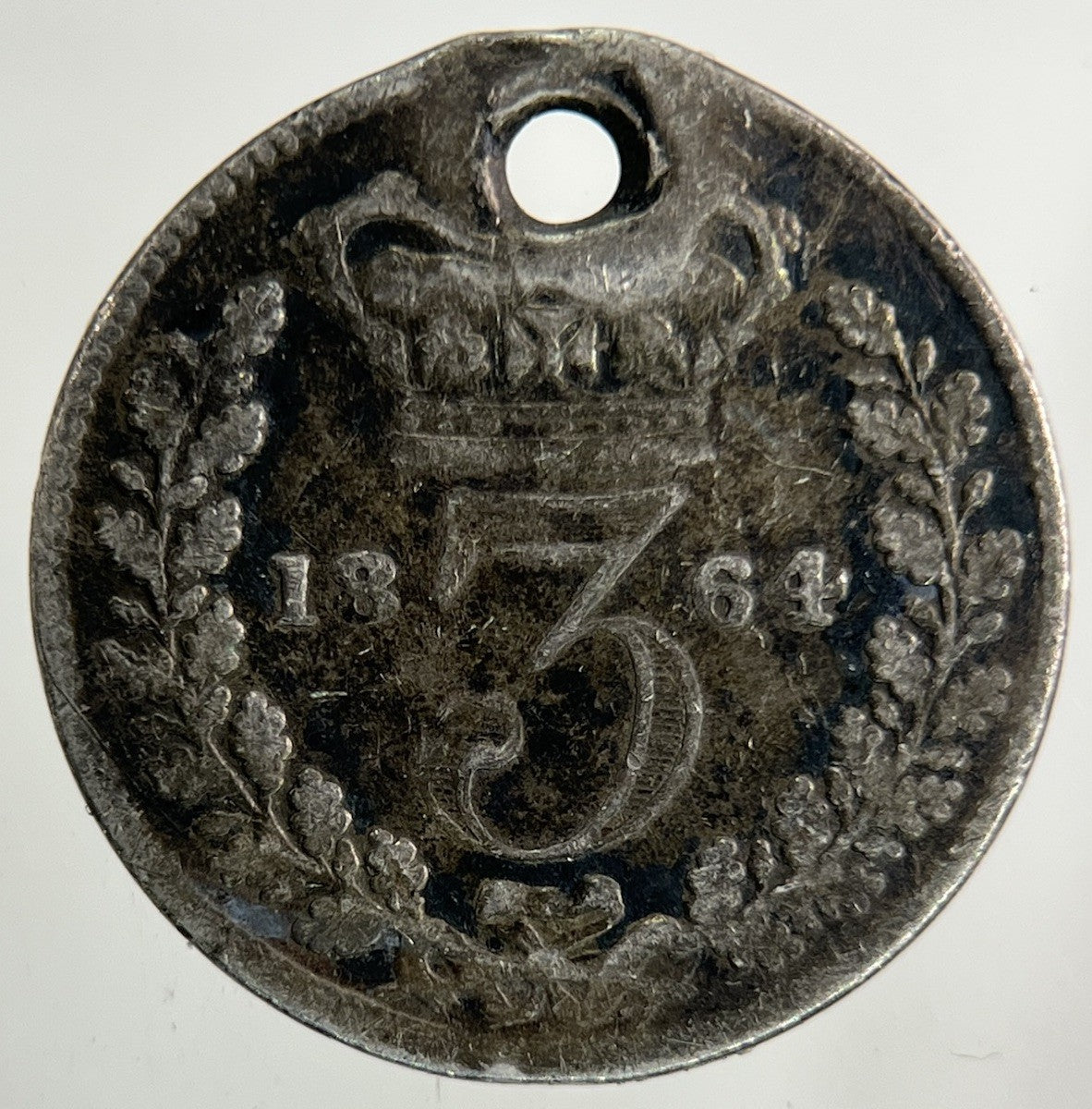 1864 Victoria Threepence Silver Coin | Collectable Grade