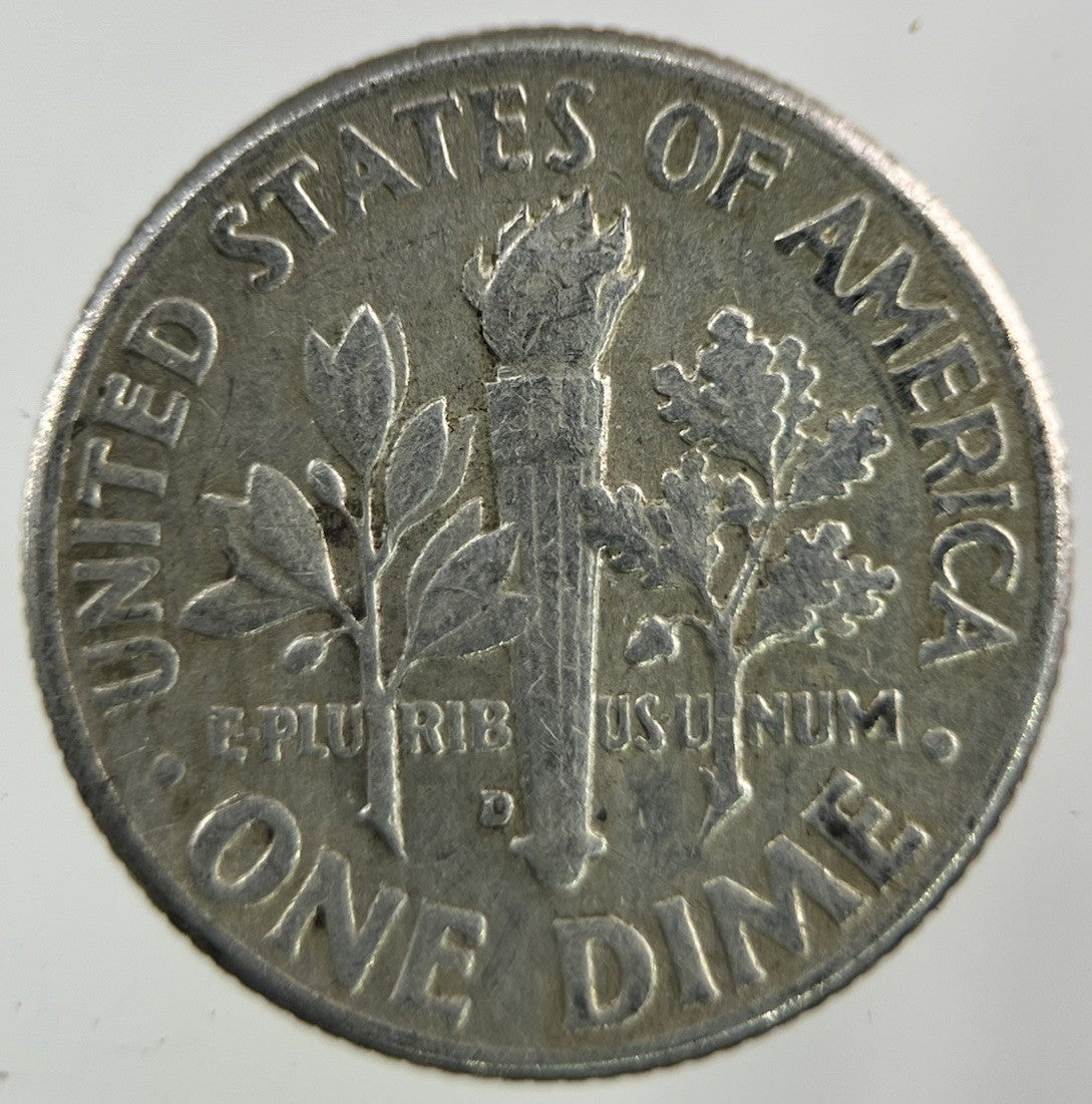 1962 - D US USA Roosevelt Dime Silver Coin | Collectable Grade