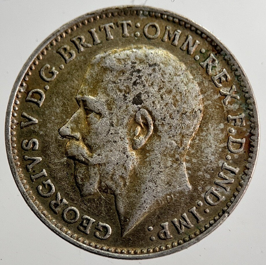 1921 George V Threepence Silver Coin | Very High Grade | a8631